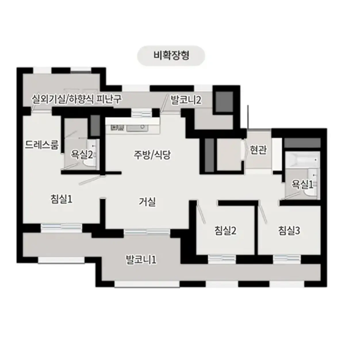 평택 브레인시티 푸르지오 59타입